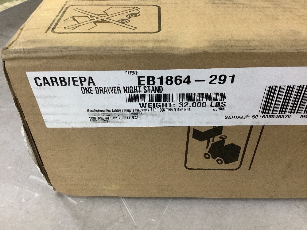 Signature Design by Ashley Socalle Light Natural 1 Drawer 19.63 in. W Nightstand - Image 3 - Lot 127JF