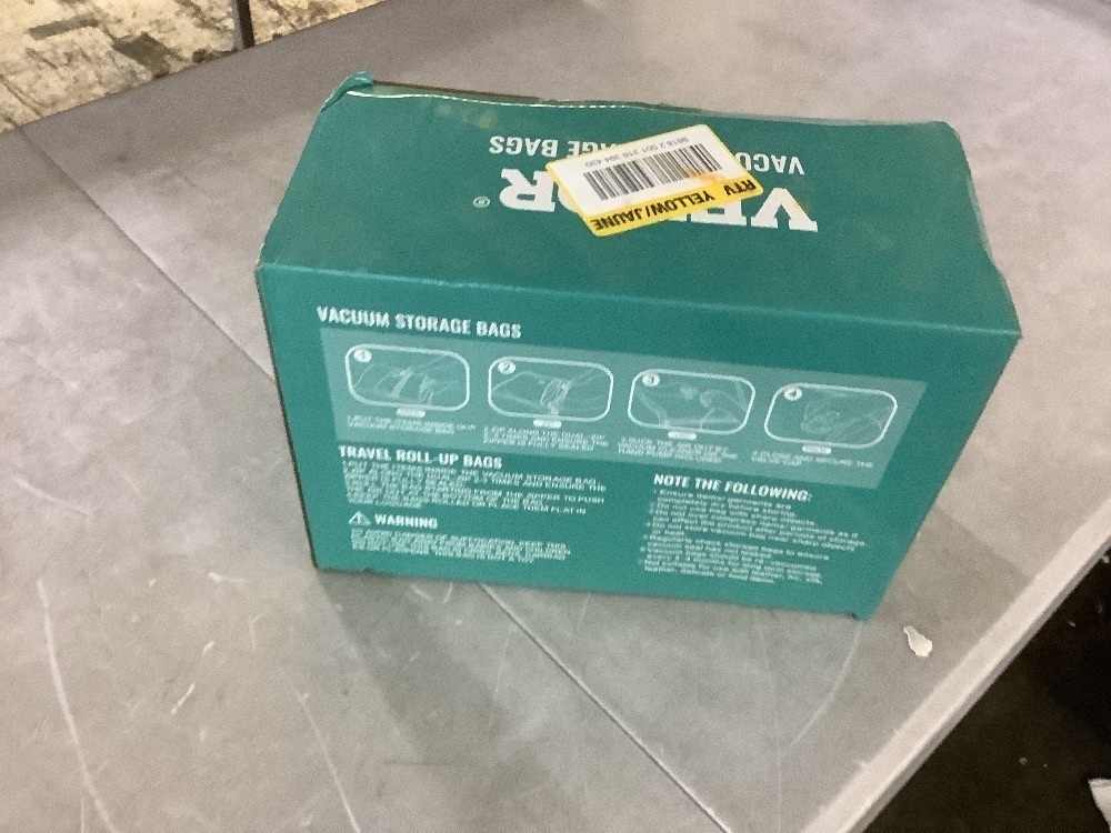 VEVOR Vacuum Storage Bags with Electric Pump, 15 Pack - Image 3 - Lot 628JF