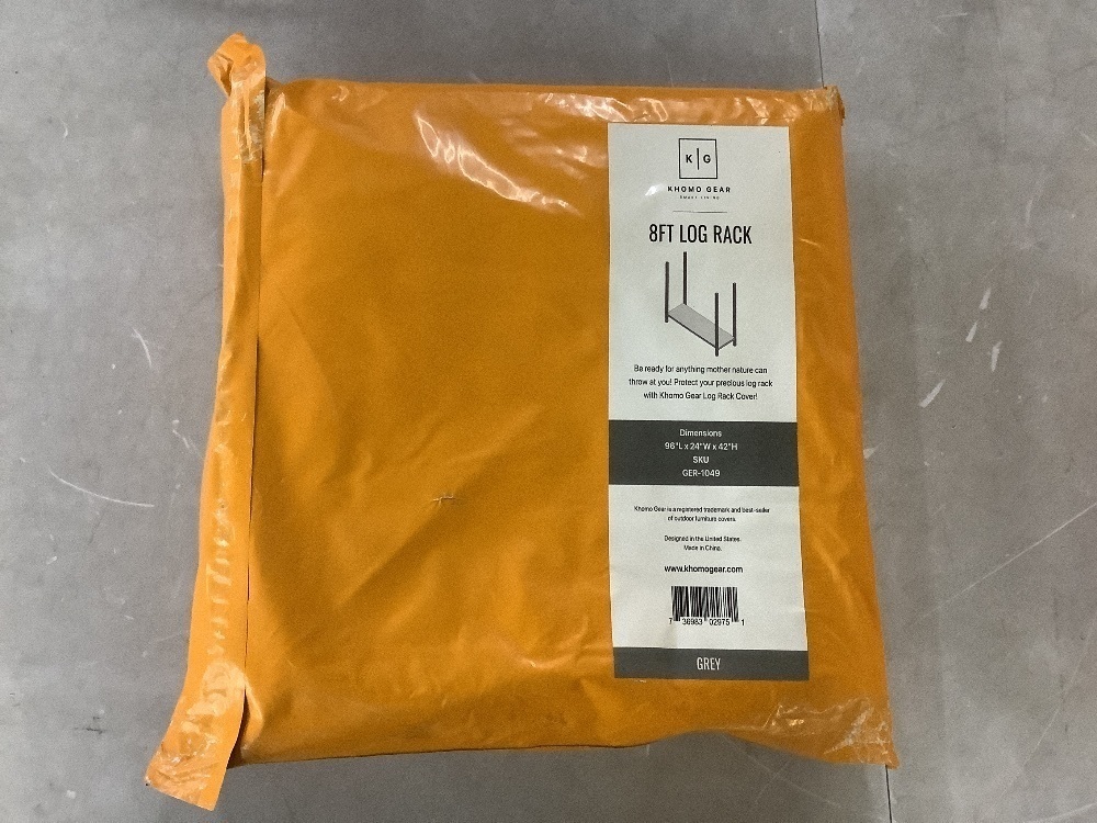 KHOMO GEAR Titan Series 8 ft. Grey Log Rack Heavy-Duty Protector Cover - Image 2 - Lot 731JF