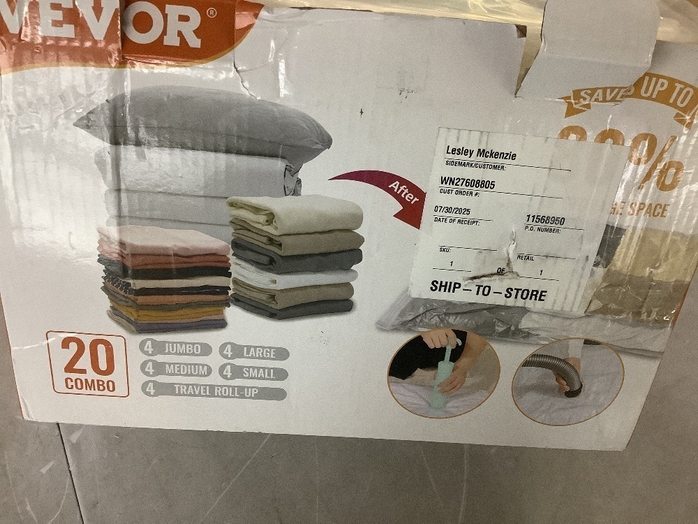 VEVOR Vacuum Storage Bags, 20 pack - Image 2 - Lot 733JF