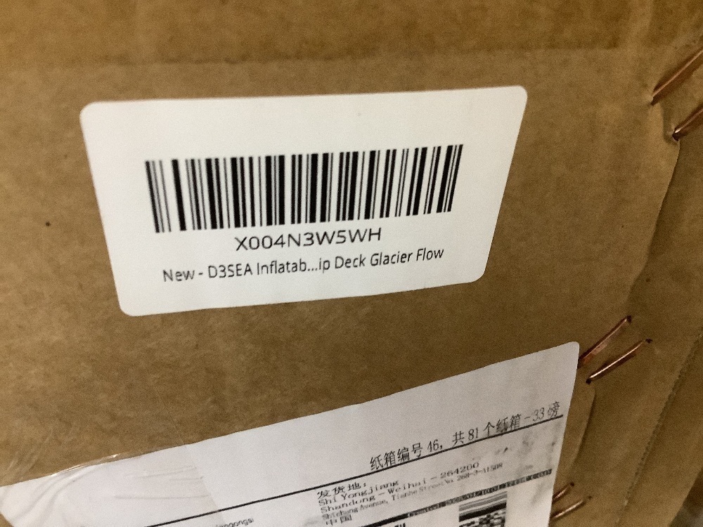 D3SEA Inflatable Stand Up Paddle Board - Image 9 - Lot 78