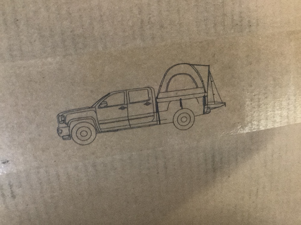 JOYTUTUS Pickup Truck Tent with Rainfly 8ft - Image 4 - Lot 93