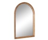 Kate and Laurel Hatherleig 24 in. W x 36 in. H Rustic Brown Arch Transitional Framed Decorative Wall Mirror - Thumbnail 1