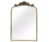 LuxHomez Copper Vintage 24 in. W x 35.8 in. H Arched Metal Frame Decorative Wall Mirror - Thumbnail 1