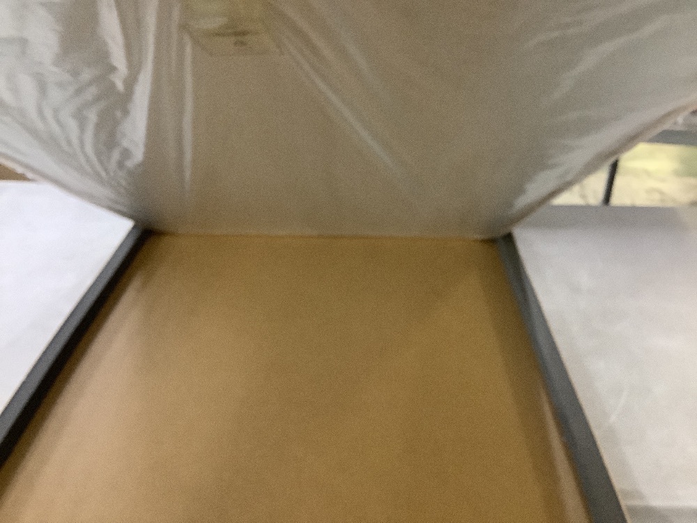 24 in. W x 36 in. H Gold Rectangle Wall Mirror Aluminum Alloy Frame - Image 4 - Lot 133JF