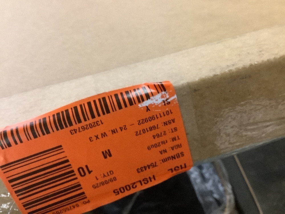 24 in. W x 36 in. H Gold Rectangle Wall Mirror Aluminum Alloy Frame - Image 6 - Lot 133JF