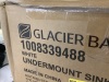 Lot of (2) Glacier Bay 22 in. Ceramic Rectangular Undermount Bathroom Sink in White with Overflow Drain - Thumbnail 6