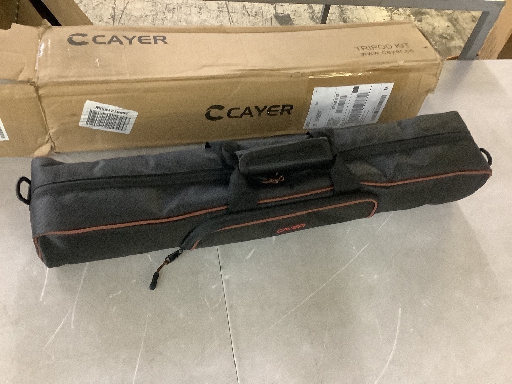 Cayer 75" Aluminum Fluid Head Tripod for DSLR Camera, Camcorder, Load Capacity up to 13.2 Pounds - Image 2 - Lot 230