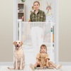 42" Tall Narrow Retractable Baby Gate - Thumbnail 1