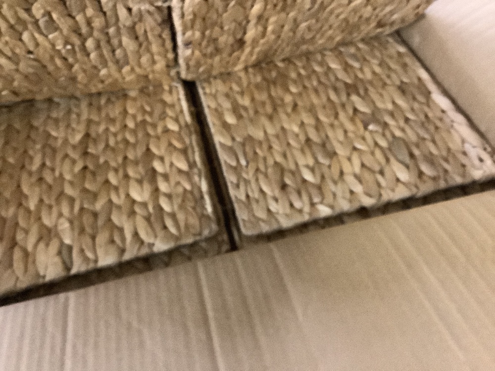 Foldable Scalloped Water Hyacinth Storage Cube Baskets, 12"x12"x12", Set of 4 - Image 3 - Lot 235