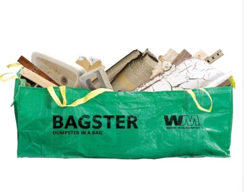 WM Bagster Dumpster in a Bag (Holds up to 3,300 lb.) - Lot 536JF