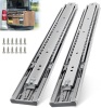 Lot of (2) Pair of Soft Close Heavy Duty Drawer Slides 28 Inch Full Extension Side Mount - Thumbnail 1