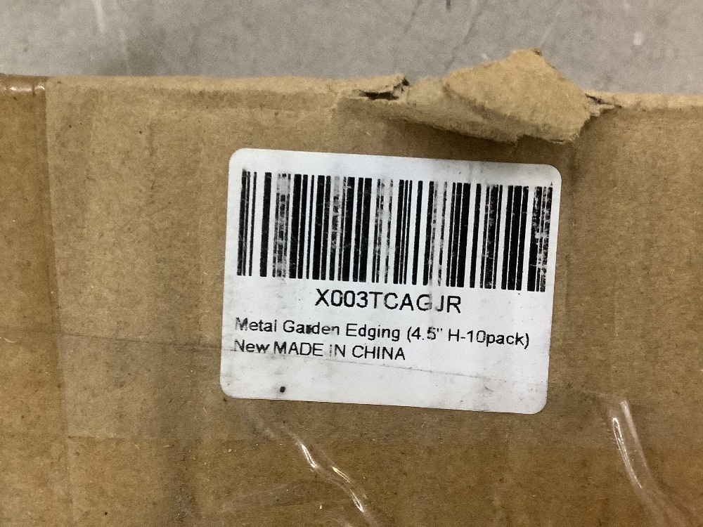 Metal Garden Edging, 4.5" H, 10 Pack - Image 3 - Lot 626