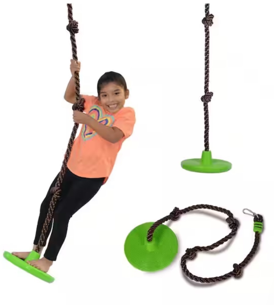 Swurfer Disco 3-in-1 Multi-Purpose Sit, Stand and Climb Disc Swing - Image 1 - Lot 634JF