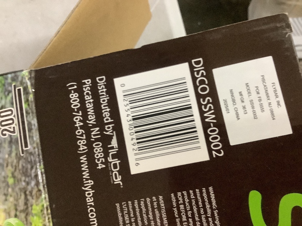 Swurfer Disco 3-in-1 Multi-Purpose Sit, Stand and Climb Disc Swing - Image 6 - Lot 634JF