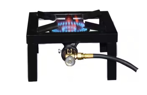 BaseCamp 15,000 BTU Single Burner Angle Iron Cooking Stove - Lot 729JF