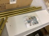 Gold Metal Clothing Rack with Wood Shelf - Thumbnail 4