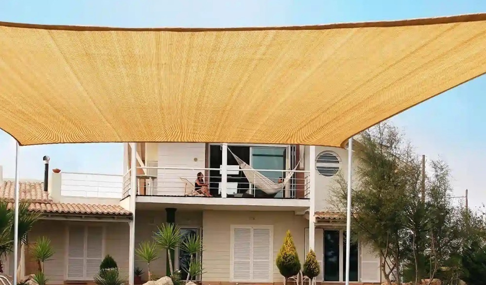 Quictent 24x24FT 185G HDPE Square Sunshade Sail Canopy - Image 1 - Lot 426