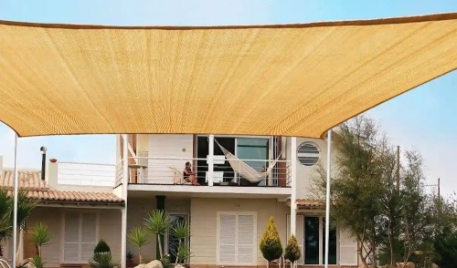 Quictent 24x24FT 185G HDPE Square Sunshade Sail Canopy - Lot 426