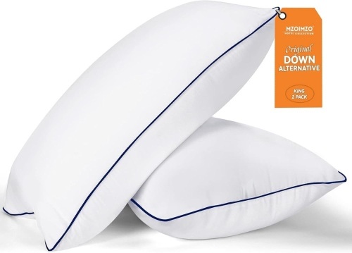 MZOIMZO Bed Pillows, King Size, Set of 2 - Lot 427