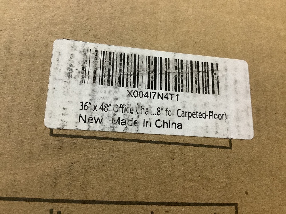 Office Chair Mat for Carpet 36" x 48" - Image 4 - Lot 428