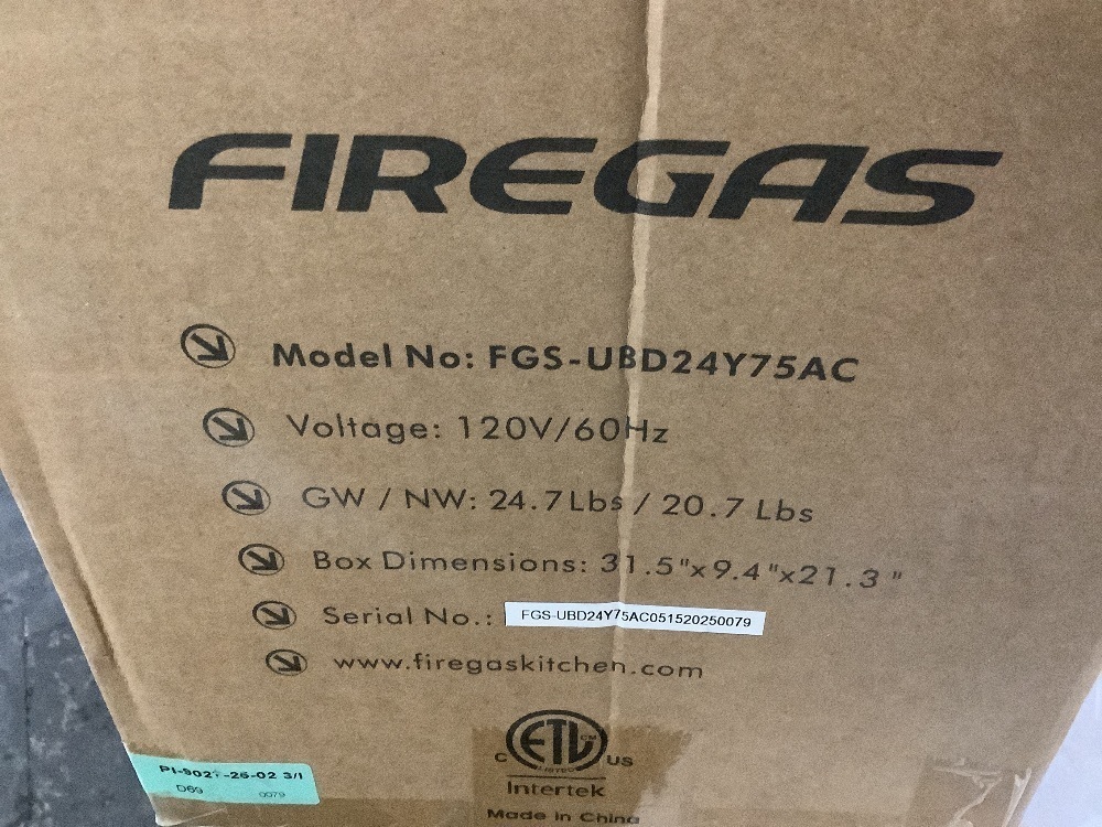 FIREGAS Black Range Hood 30 Inch, Ducted/Ductless Convertible, 450 CFM, 3-Speed Exhaust Fan, Stainless Steel - Image 6 - Lot 438