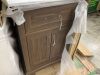 Home Decorators Collection Doveton 24 in. Single Sink Dark Walnut Bath Vanity with White Engineered Marble Top - Light Corner Damage - Thumbnail 3