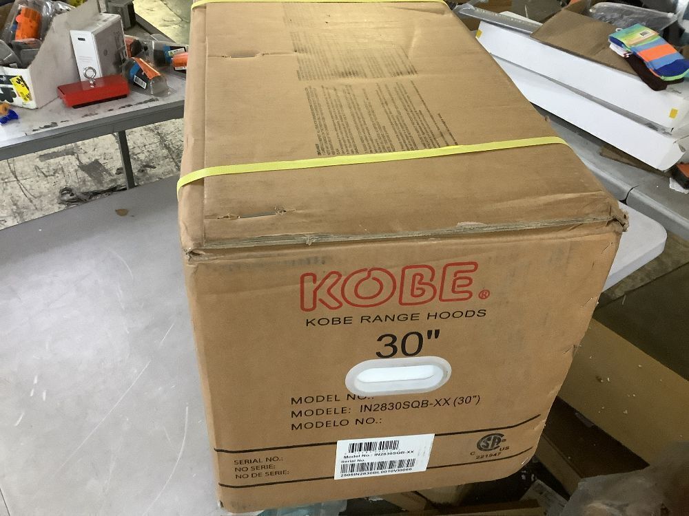 KOBE Range Hoods 30 in. 750 CFM Insert Range Hood in Stainless Steel - Image 3 - Lot 60JF