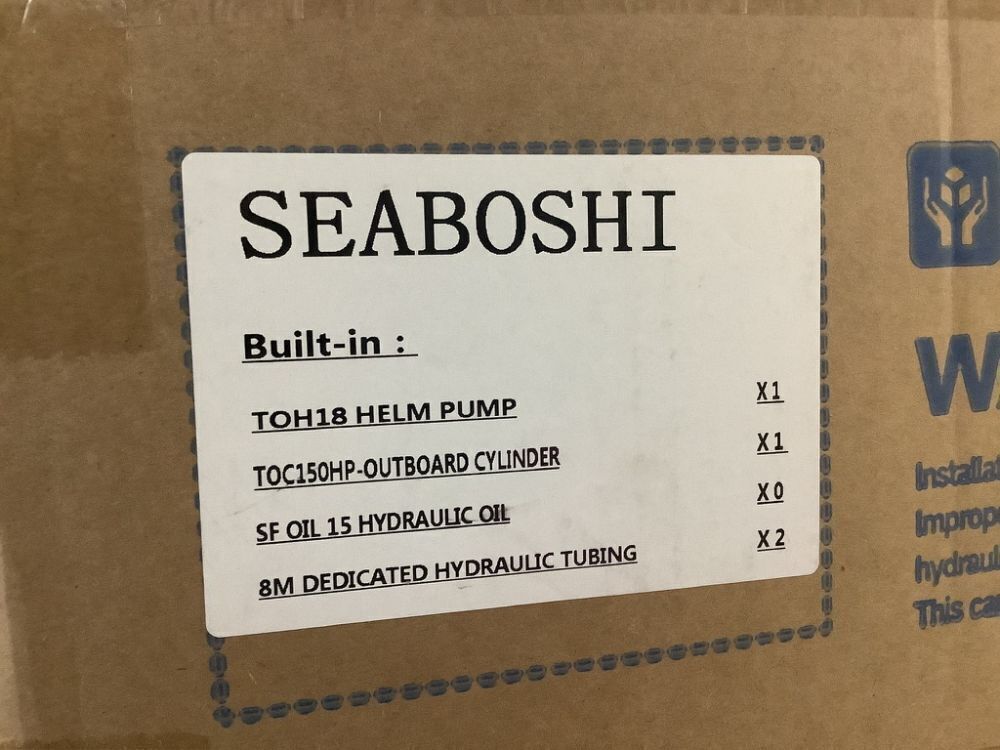 SEABOSHI Outboard 150HP Hydraulic Steering Kit - Image 9 - Lot 82