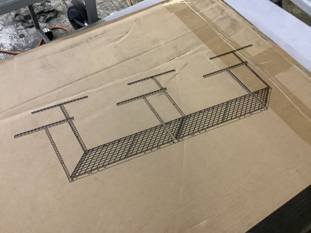 FLEXIMOUNTS 2x8 Adjustable Overhead Garage Storage Rack, 400lbs Weight Capacity - Image 4 - Lot 88