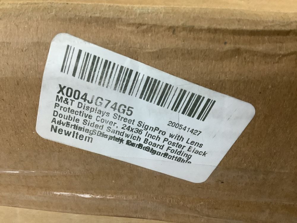 M&T Displays Street SignPro with Lens Protective Cover, 24x36 Inch - Image 3 - Lot 168