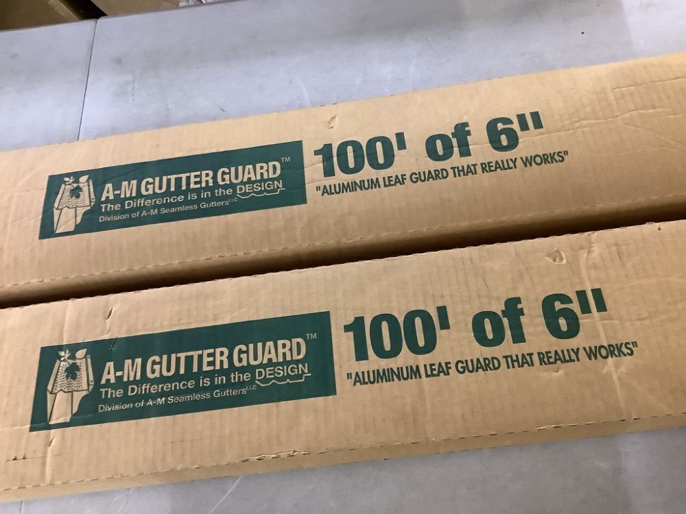 Lot of (2) Aluminum Gutter Guard 100' of 6" - Image 2 - Lot 169