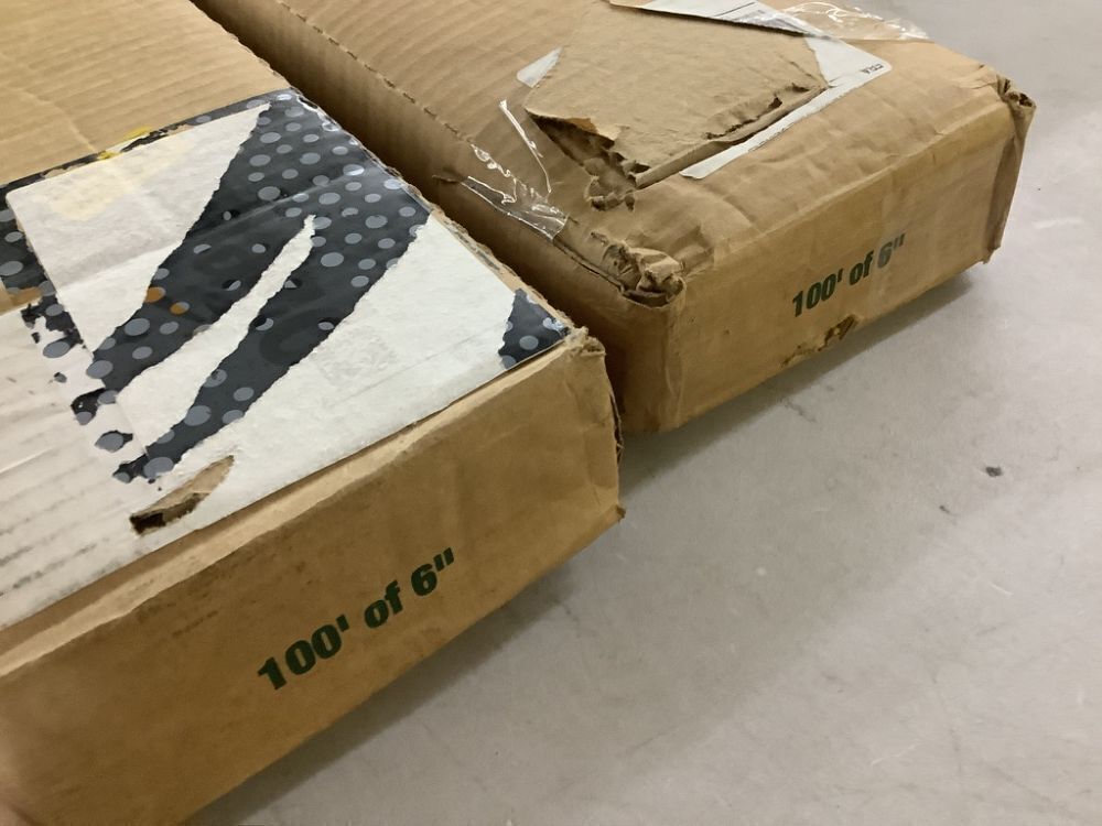 Lot of (2) Aluminum Gutter Guard 100' of 6" - Image 3 - Lot 169