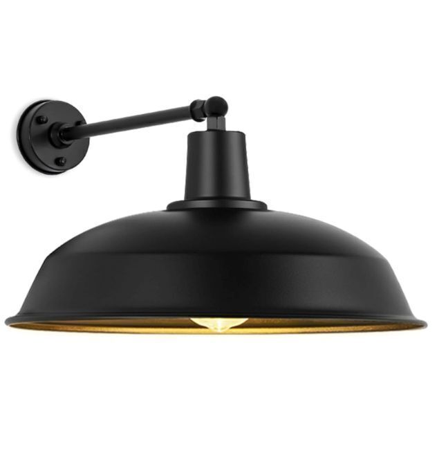 21" Large Straight Arm Gooseneck Barn Light - Image 1 - Lot 171