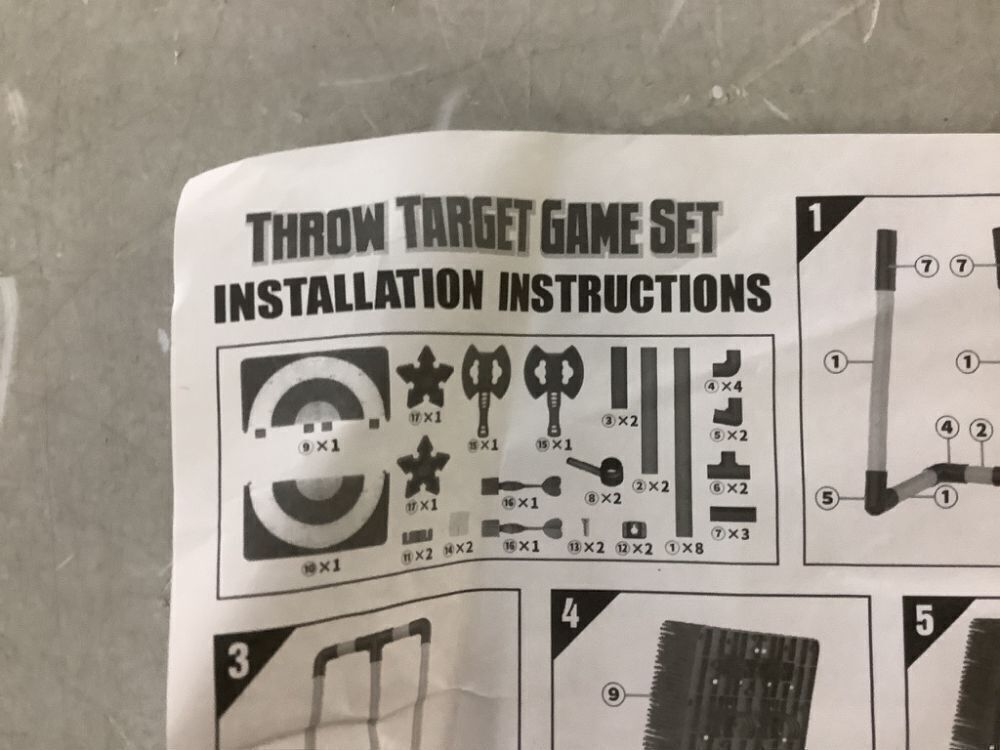 Throwing Bristle Target Game Set - Image 9 - Lot 172