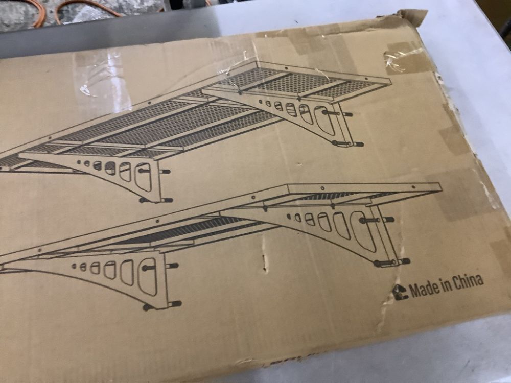 Brukid 1.64x4ft Adjustable Metal Wall Shelves, 2 Pack - Image 5 - Lot 264