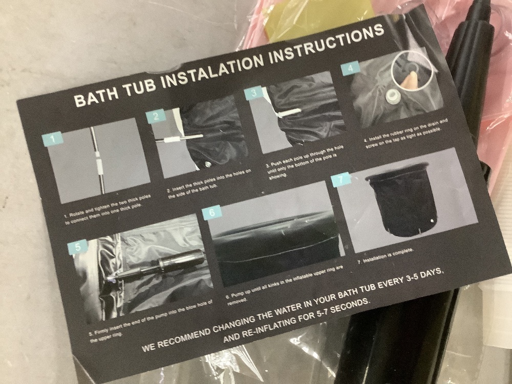 Bubplay Ice Bath Cold Plunge Tub - Image 2 - Lot 524