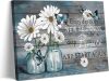 Daisy Canvas Wall Art 35" x 23.5" - Thumbnail 1