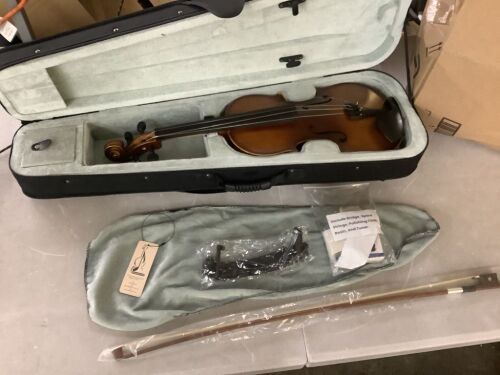 Fesley 4/4 Acoustic Violin with Case - Lot 532