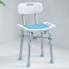 OasisSpace Heavy Duty Shower Chair with Back - Thumbnail 1
