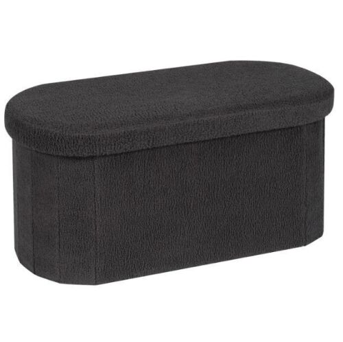 30.3" Collapsible Ottoman with Storage - Lot 569