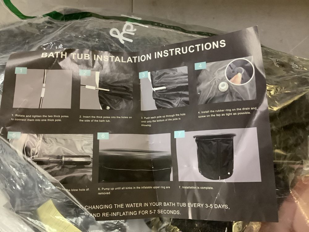 Bubplay Ice Bath Cold Plunge Tub - Image 4 - Lot 571