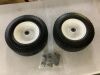 AR-PRO 13 x 5.00-6 Universal Tubeless Lawn Mower Tires with Rim, 3" Centered Hub and 3/4" Bushings, 2 Pack - Thumbnail 1