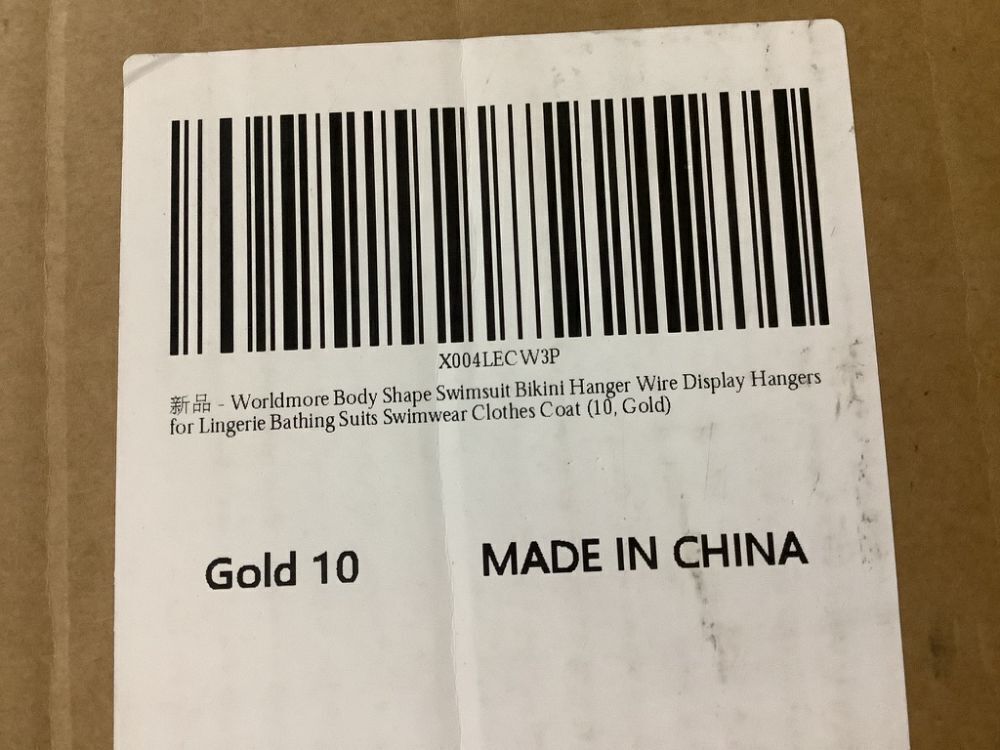 Body Shape Wire Swimsuit Hangers, 9 Pack - Image 5 - Lot 662