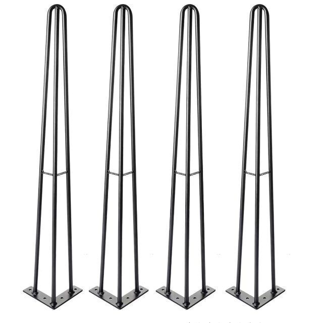 28" Hairpin Furniture Legs, Set of 4 - Image 1 - Lot 667