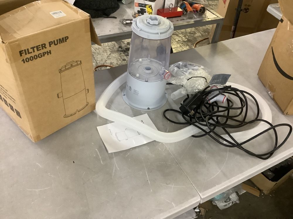 Clear Cartridge Filter Pump - Image 1 - Lot 671