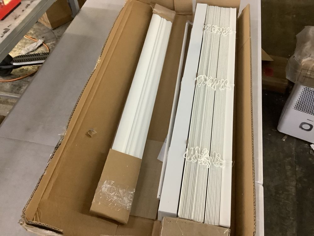 Lotus & Windoware Cordless 2" Faux Wood Blinds, 34" W x 60" L - Image 3 - Lot 762