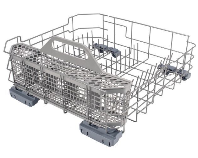 Dishwasher Lower Rack Assembly & Silverware Basket Compatible with GE Dishwashers - Image 1 - Lot 764
