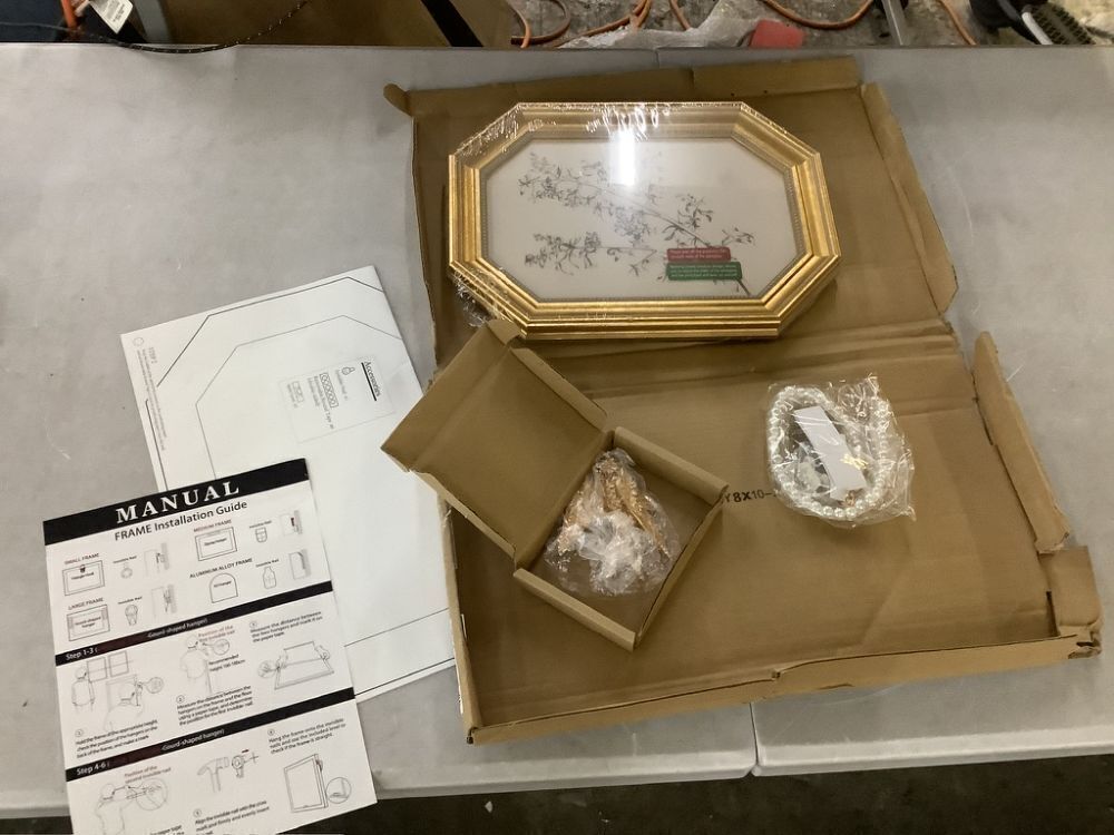 SoochART Gold Framed Canvas Wall Art 8" x 12" - Image 2 - Lot 769