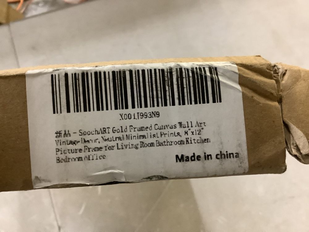 SoochART Gold Framed Canvas Wall Art 8" x 12" - Image 7 - Lot 769